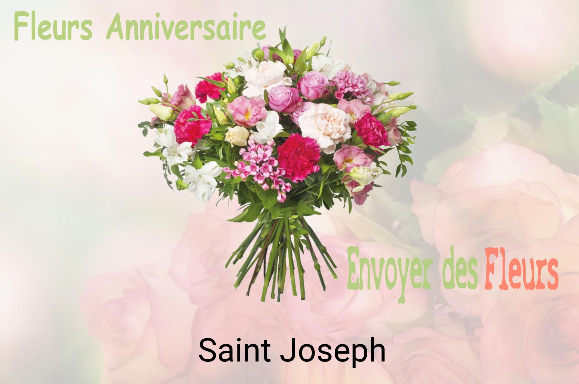 Bouquet de fleurs d’anniversaire livré à Saint-Joseph
